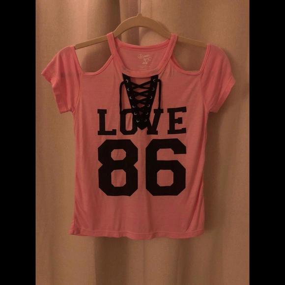 Flowers by Zoe Other - Flowers By Zoe Pink Love Jersey T-shirt Size S - New With tag $48